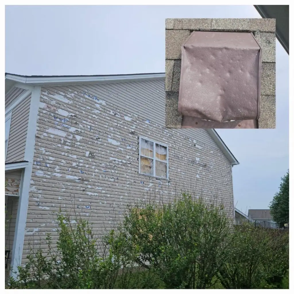 Hail Damage Siding